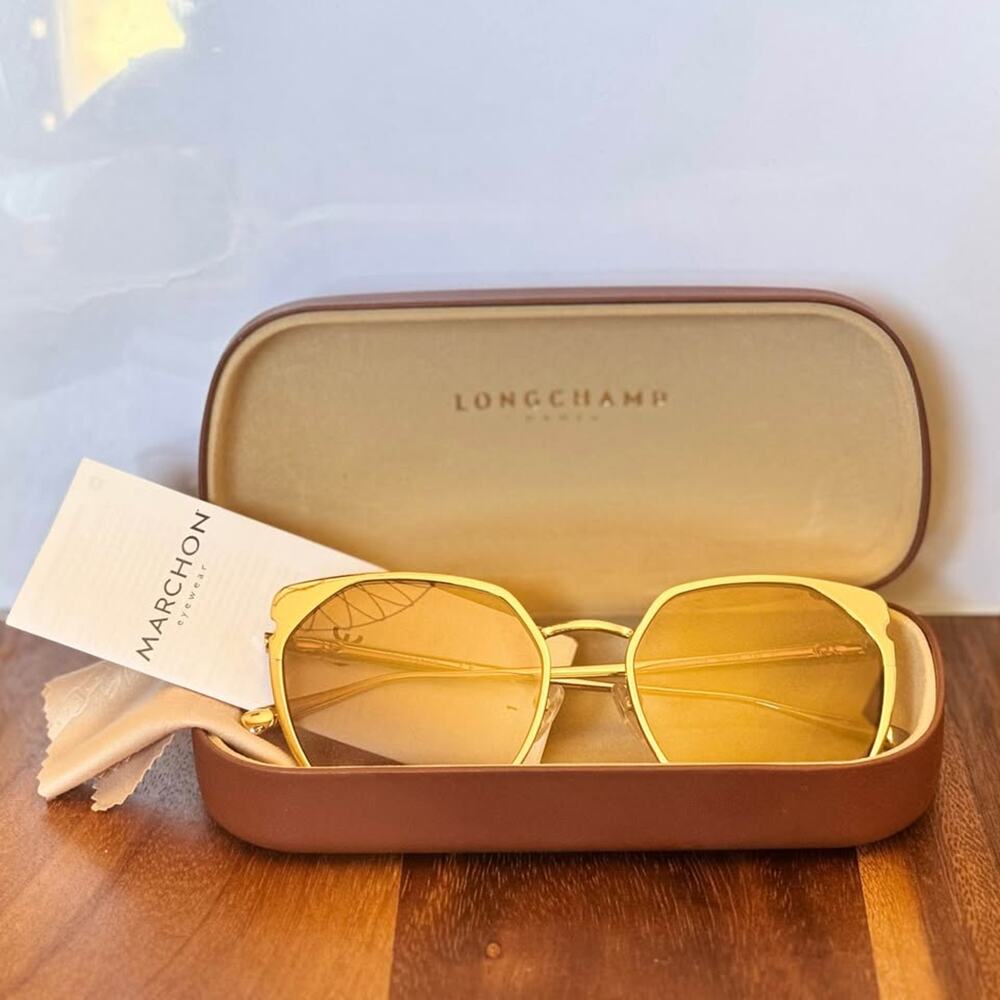 Longchamp Gold-Toned Sunglasses